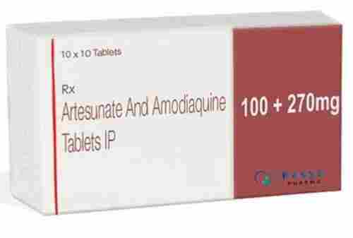Artesunate And Amodiaquine Tablets, 100+270 mg, 10x10 Tablets