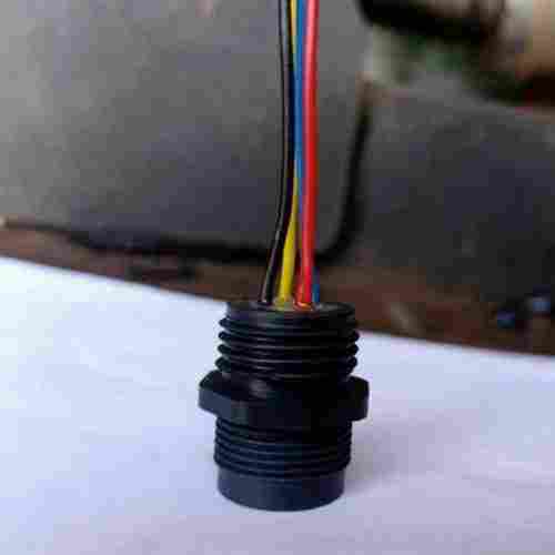 Black Colour Circular Shape Fire Resistant Sensor Waterproof Connectors 