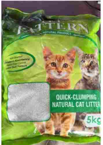 Grey Color Pet Pattern Ball Shaped Cat Food Litter, Pack Size 5 Kg