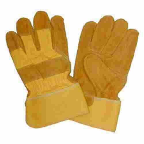 Full Finger Heat Protection Leather Safety Gloves For Welding And Industrial Use
