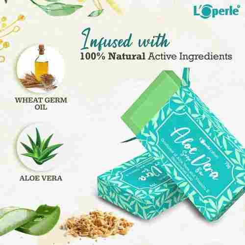 Loperle Aloe Vera Soap Bar Handcrafted With Vitamin E Extracts