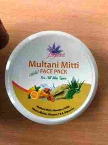  Multani Mitti Face Pack For All Skin Types Including Aloevera, Haldi, Neem, Nimbu, Vitamin C & E, Glycerine