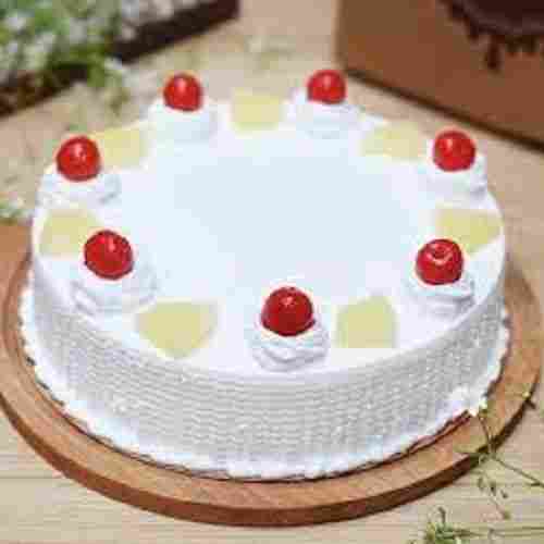  Delicious Eggless And Creamy White Cake With Cherry Toppings For Birthday And Anniversary