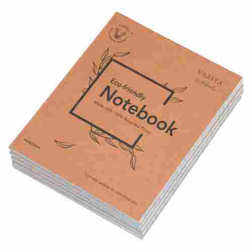 160 Pages, 100% Recycled Paper Small Size Eco-Friendly Writing Notebooks for School and Offices