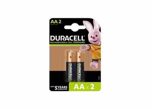 Black And Bronze 2500 Mah AA Rechargeable Battery (Pack Of 2 Self Life 5 Years)