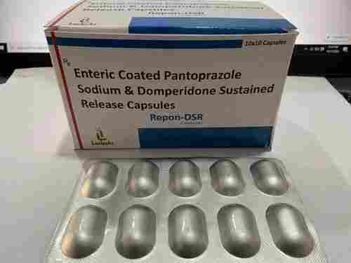 Enteric Coated Pantoprazole Sodium And Domperidone Sustained Relese Capsules