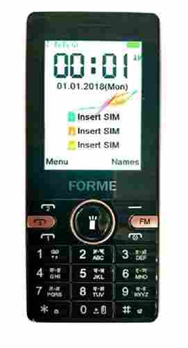 Forme A3 Three Sim Big Screen Black Keypad Mobile With 2500mah Battery