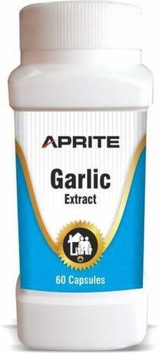 Herbal Medicine Garlic Extract Vegetarian Capsules For Cardiovascular Health - 1X60 Pack