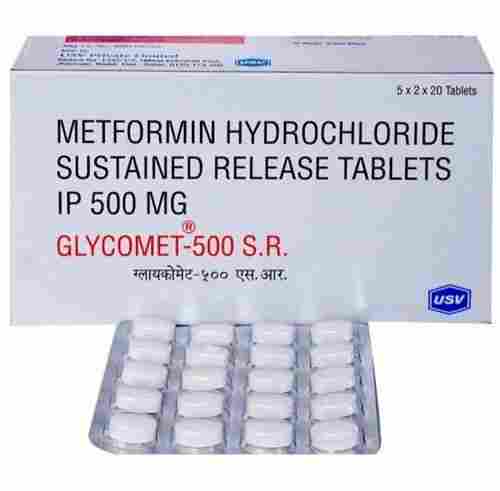 Metformin Hydrochloride Sustained Release Tablets 500mg For Lower Blood Sugar