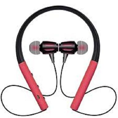 Appealing Look Clear Sound Red And Black Wireless Bluetooth Earphone With Mic Battery Backup: 6 Hours