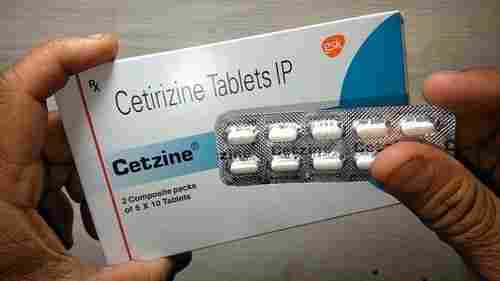 Cetzine Cetirizine Tablets I.P, 5x10 Blister Pack