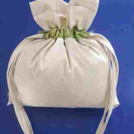 Premium Cotton Drill Fabric, Top Open Potli Bags with Capacity of 2 kgs