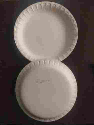 Round Shape And White Colour Paper Plate 12 Inch Size For Any Occasion