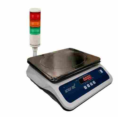 Stainless Steel Electronic Check Weighing Machine With 1-10 Kg Range And LCD Display