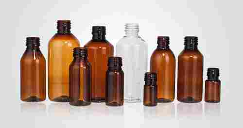 6ml And 1000ml Plastic Brown Color Transparent Pharmaceuticals Bottle