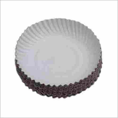Eco-Friendly Lightweighted Round 5-Inch Disposable Paper Plates For Birthday Parties