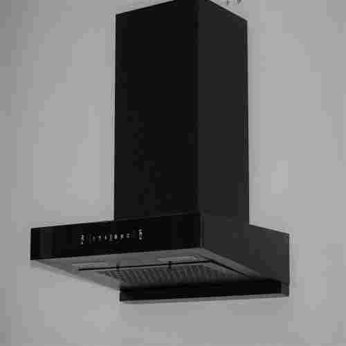 Less Power Consumption Electric Automatic Black Kitchen Chimney For Home And Hotel