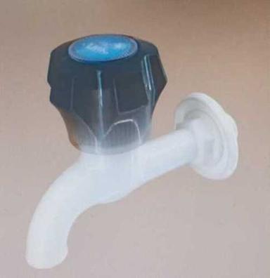 Round Black And White Pvc Water Tap For For Bathroom Fitting, 10-25 Mm