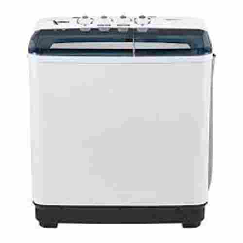 White And Blue Color 8 Kg Semi-Automatic Washing Machine With Heavy Wash Function