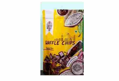 100gm Packet London Bubble Dark Chocolate Waffle Chips Crunchy Bites, Baked Not Fried