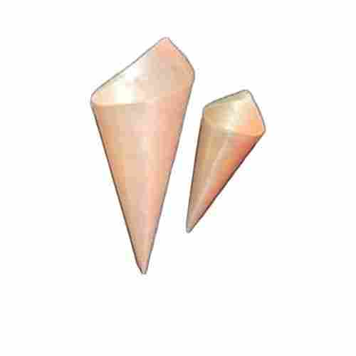 Plain Brown Disposable Paper Cone Cup With Anti Leakage Properties