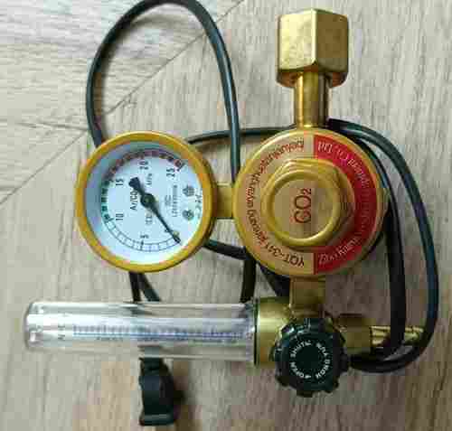 36v Co2 Regulator Flowmeter Gas Pressure Gauge Heater For Cylinders