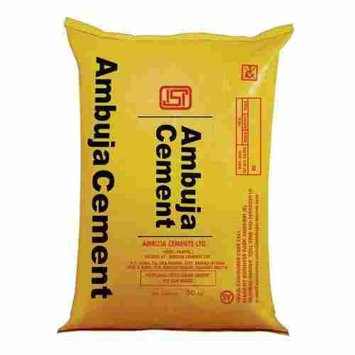 50kg Acid Proof And Weather Proof Ambuja Cement Fine Grey Cement For Construction Uses