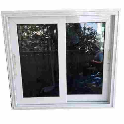 3-4 Feet Upvc Glass Sliding Window With White Colour
