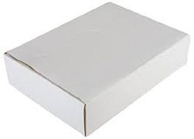 Paper 5 Ply White Color Rectangular Shape Packaging Corrugated Box, (11.5 X 8.5 X 2.75 Inch)