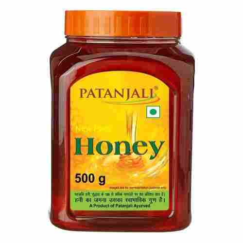 High Nutritional Value No Added Preservatives No Artificial Color Rich Aroma Patanjali Honey (500g)