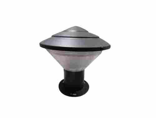 Stainless Steel And Glass Outdoor Black And White LED Dome Gate Light (10 Watt)
