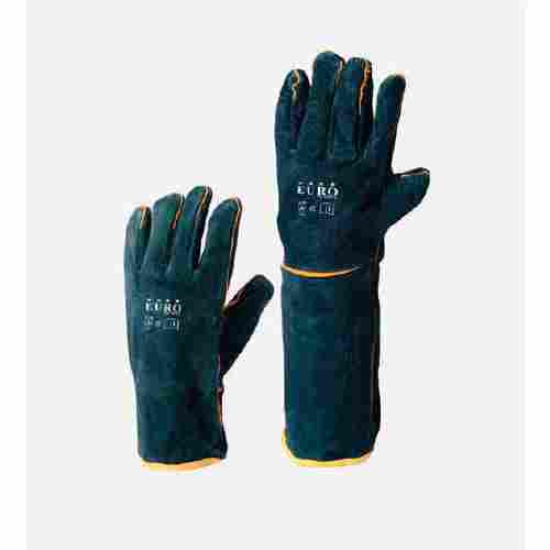 Eco Friendly Euro Majestic Full Finger Safety Gloves With Leather For Industrial Use