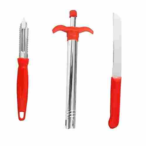 National Kitchenware Maha Bachat pack Category 86 kitchen lighter with knife and peeler 
