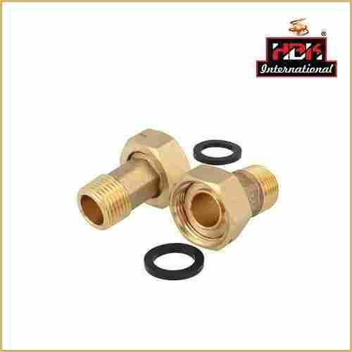Brass Water Meter Coupling & Nut For Brass Fittings With Tolerance +/- 0.10 mm And Hexagonal Shape