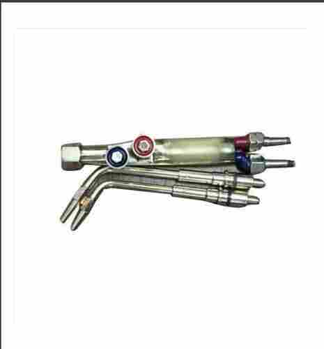 Sagar Brass Manual Big Gas Welding Torch For Weld Metals, Nozzle Diameter " 1 to 3/4"