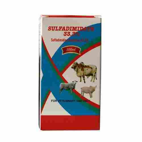 Sulphadimidine Veterinary Injection For Treatment Of Susceptible Bacterial Infections In Cattle, Pigs, Sheep And Goats