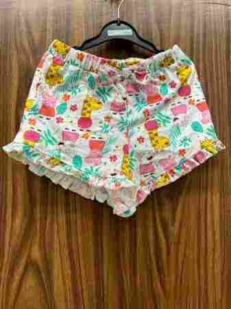 Export Surplus Kids Girls Floral Print Girls Shorts for 2 to 6 Year Old