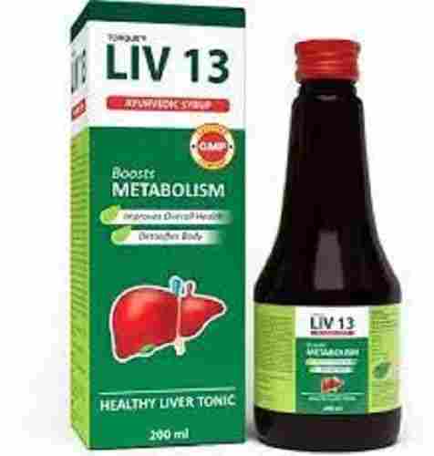 Torque'S Liv 13 Healthy Liver Tonic Ayurvedic Body Detox Syrup Boost Metabolism, 200 Ml