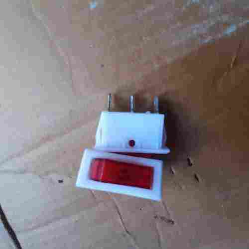 6 Amp, 5 Gram, Red Color Plastic Indicator Lamp Light Socket, Voltage : 10V