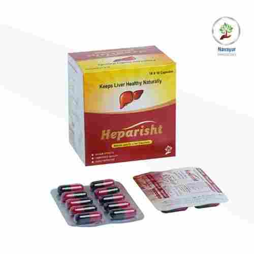 Heparisht Ayurvedic Capsules For Hepatitis, Jaundice, Fatty Liver 10x10 Pack