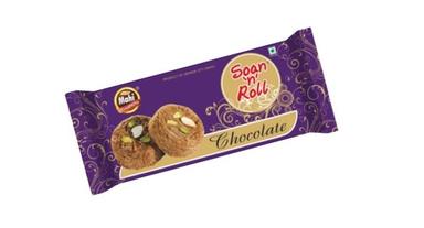 Mahi Soan 'N' Roll Chocolate Flavored Delicious And Sweet Soan Papdi, 60Gm  Grade: Food Grade