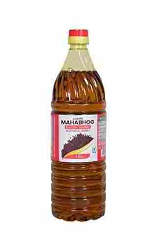 Pure And Healthy Organic Mahabhog Kachi Ghani Mustard Oil 1 Liter Pet Bottle