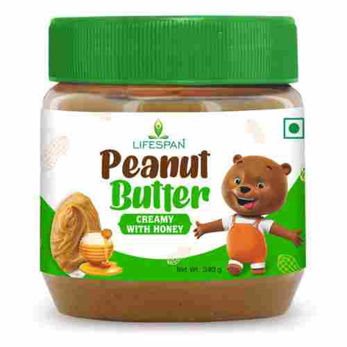 Hygienic Prepared Mouthwatering Taste Unsalted Lifespan Creamy Peanut Butter (340gm)