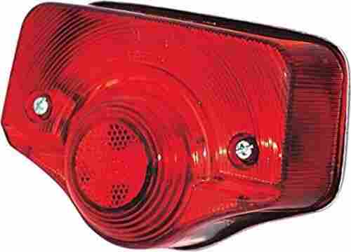 Scratch Proof 30 Gram Faux Leather Tail Light For Royal Enfield Bullet Bike
