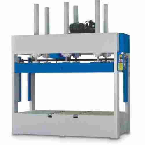 White And Blue Semi Automatic Cp48/100/1 Cold Press Machine, 420v/50hz/3p