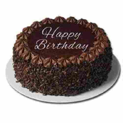  Brown Color Full Chocolate Designer Fresh And Sweet Taste Cake For Birthday