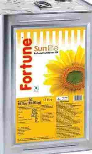 100% Pure And Healthy Refined Sun Flower Oil For Cooking, 15 Liter Pack
