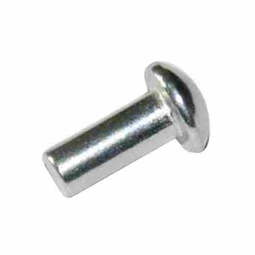 Carbon Steel Semi Tubular Rivets, Silver In Color, 10- 80 Mm Length, Round In Head Shape