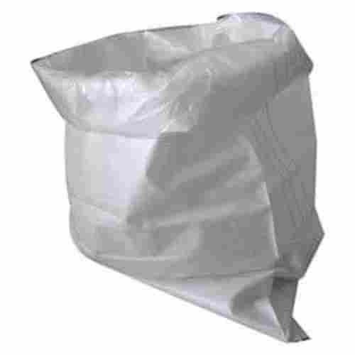 Strong And Durable White Plastic Pp Woven Sack Bags For Packaging And Storage