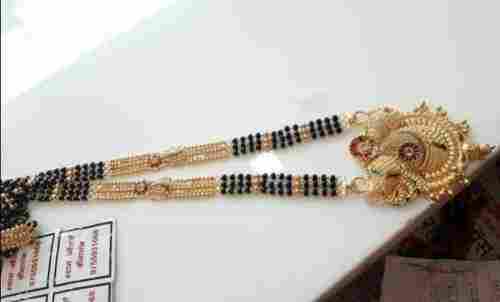 Wedding Wear Gold Plated Golden Gold Mangalsutra For Female Person